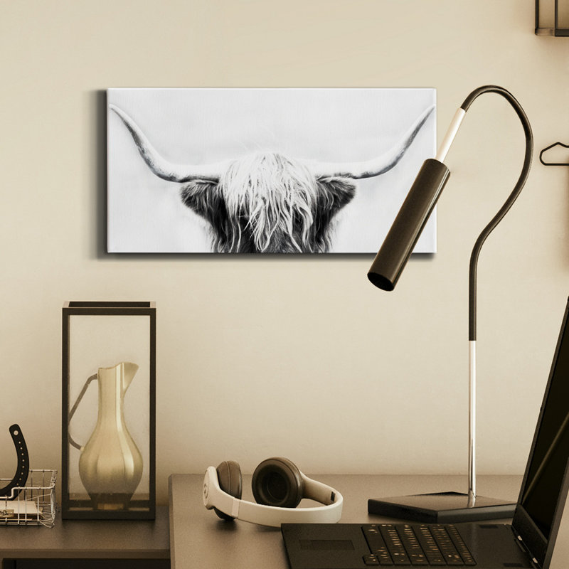 " Longhorn ", 16" H x 8" W x 1" D