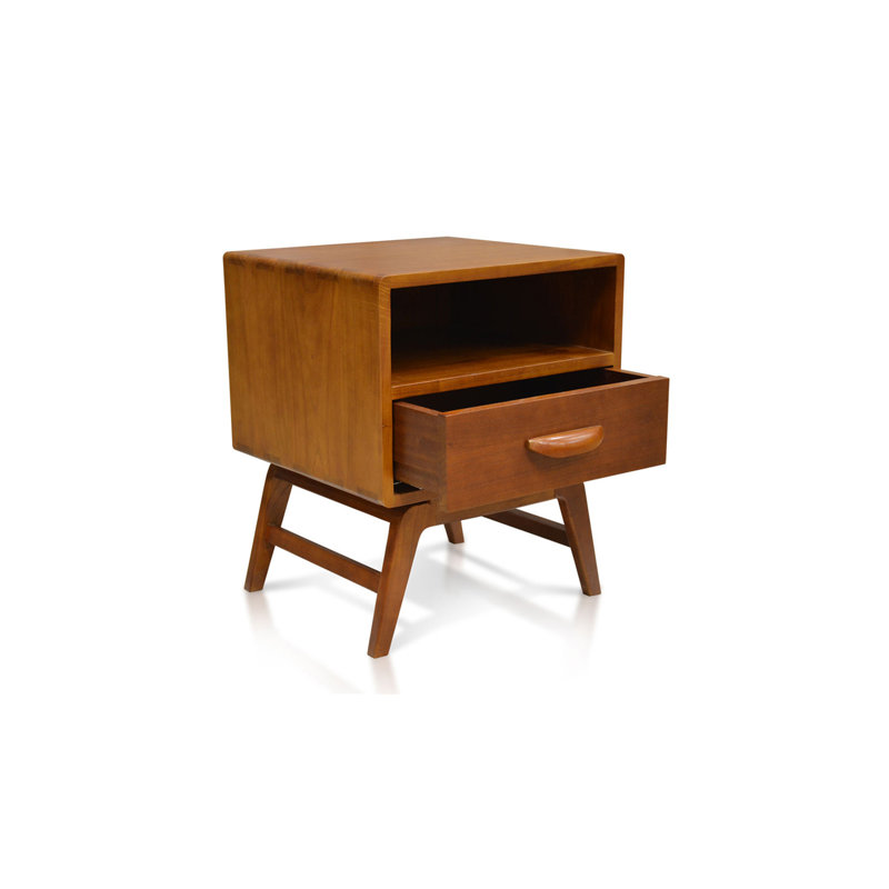 Tango 1 - Drawer Solid Wood Nightstand