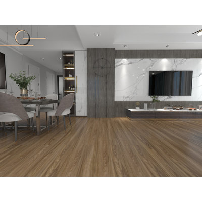 Limestone 7" x 60" x 6 mm Luxury Vinyl Plank
