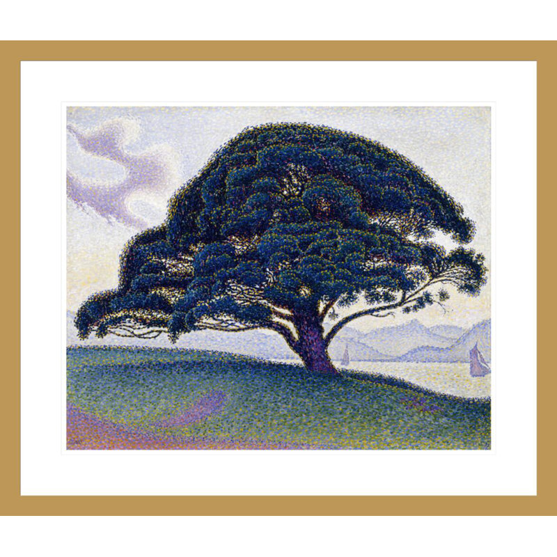 «The Bonaventure Pine» par Paul Signac - Estampe numérique, H 20,88 po x l 29,5 po