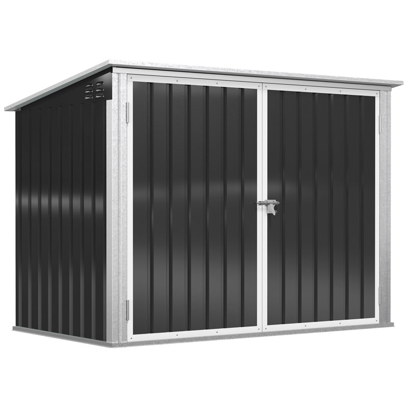 Remise à déchets verticale en métal l 5,8 pi x P 3,4 pi