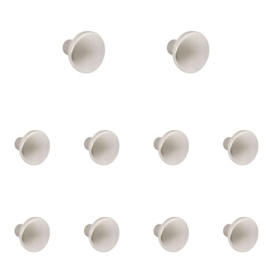 Lancaster 1-1/8" Diameter Satin Nickel Round Cabinet Knob Multipack
