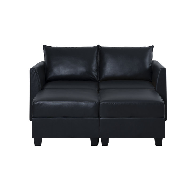 Canapé modulaire Rudolfine, Noir