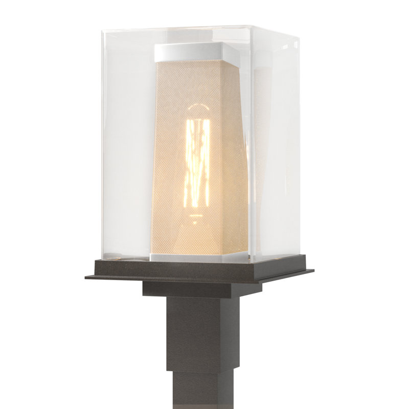 Polaris 1-Light 18" H Hardwired Lantern Head, Outdoor Gold, Coastal White