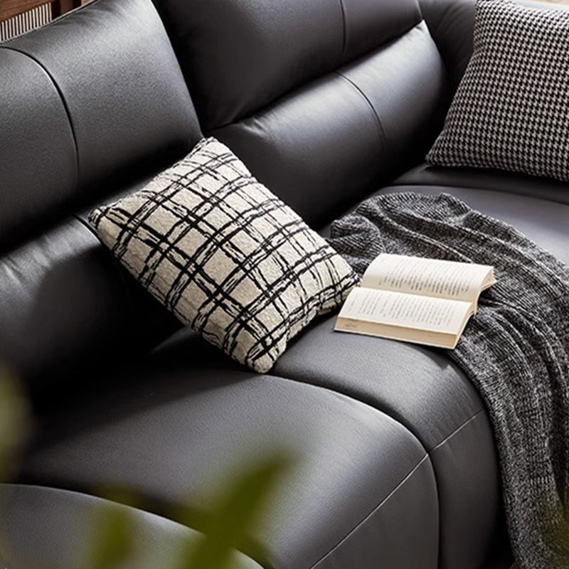 Modern simple piano key sofa, 33.46" H x 133.85" W x 39.37" D