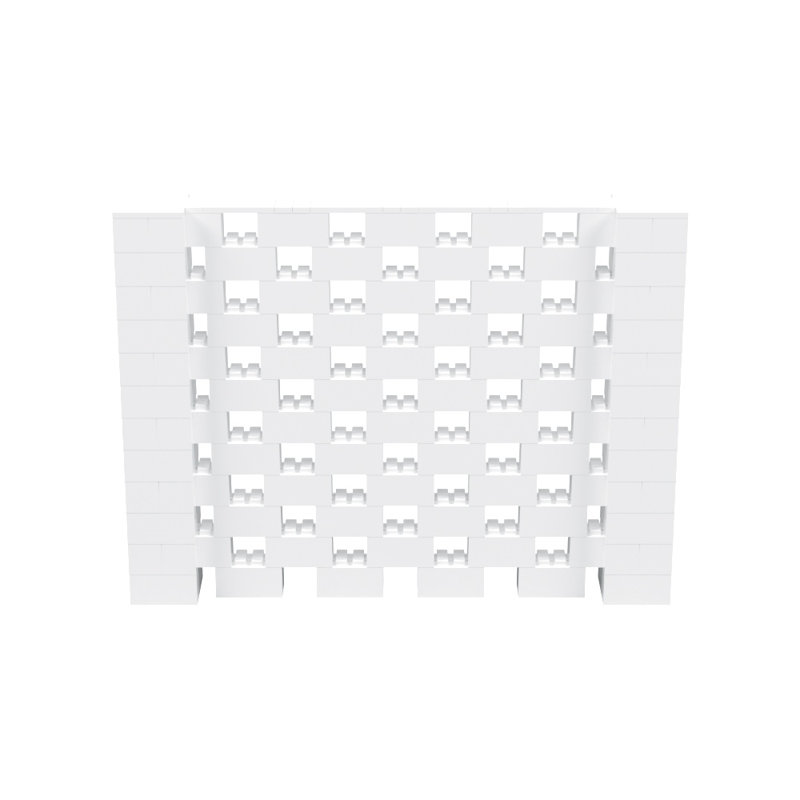 Ensemble mural Everblock, Blanc, H 72 po x l 96 po x P 12 po