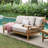 Regina 5 - Person Teak Outdoor Seating Group With Cushions-737213673