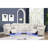 Lacrosse Modern Style Power Recliner Sectional With Bluetooth Speaker And LED Made With Wood & Metal In Beige-1215470567