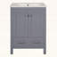 Meuble-lavabo de salle de bain avec rangement polyvalent pour espaces compacts-450955161