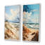 «Beachside Whispers», 2 pièces sur toile-777397856-777396638