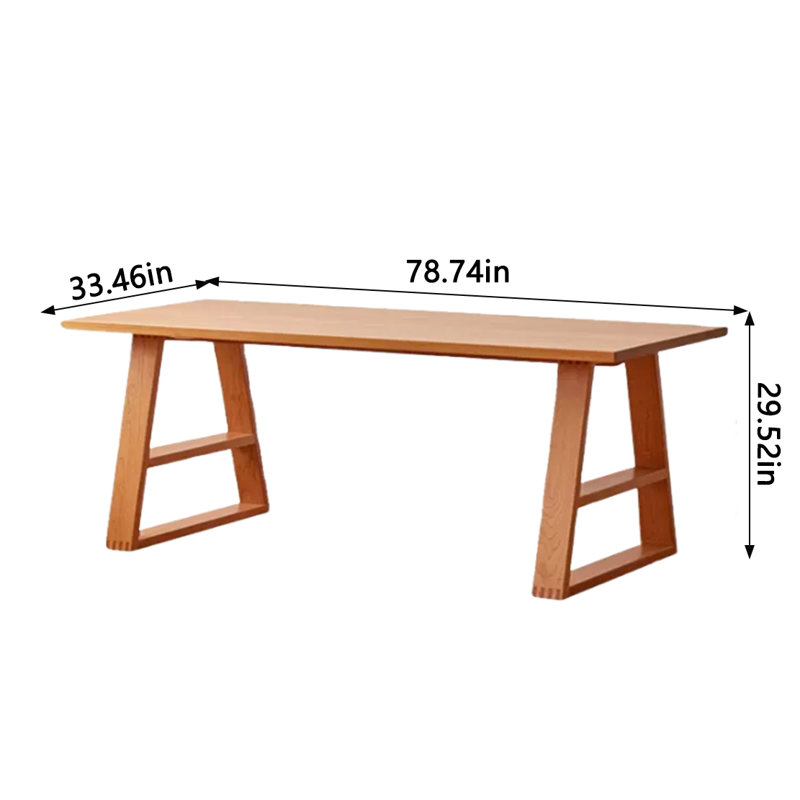 Table de salle à manger Letina, L 33,46 po x L 78,74 po