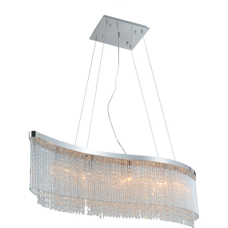 Lustre en cristal 8 lumières Darrion