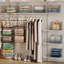 5 Tier Closet Hanging Organizer, Clothes Hanging Shelves With 4 ...