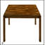 Table de salle à manger 7 pièces rectangulaire en bois massif fabriqué à la main avec chaises capitonnées-788801522