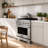 Cosmo 36 in. Vista Collection 5.4 cu. ft. Gas Range, 6 Burners, Convection Oven, LED Light Panel in Modern Stainless Steel