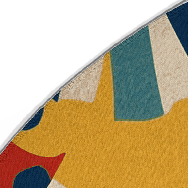 Bold Sparkle Indoor And Outdoor Area Rug, Round 5'
