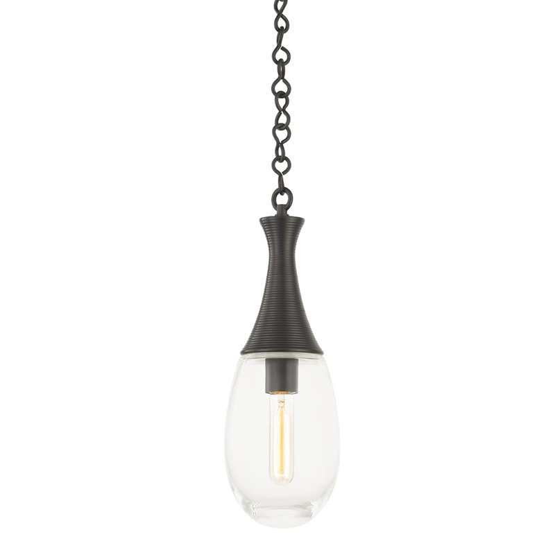 Southold Small 1 - Light Pendant, Black Brass