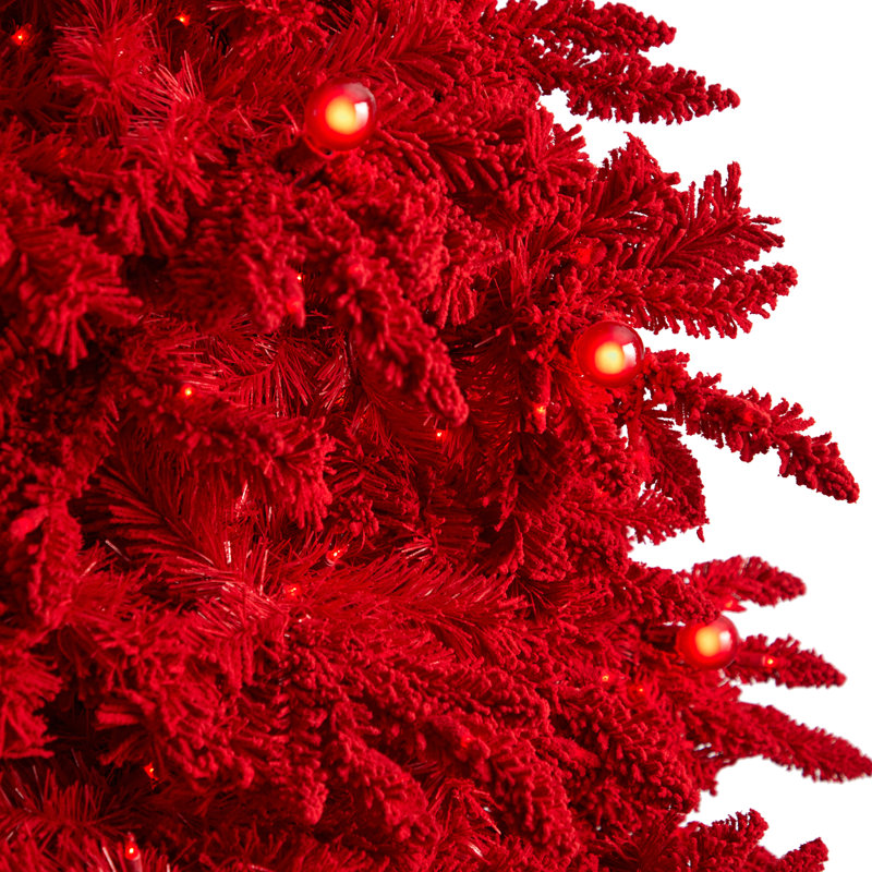 Easy Set-Up Lighted Christmas Tree, 8' H