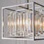 Abingdon 4 - Light Chrome Square/Rectangle Pendant