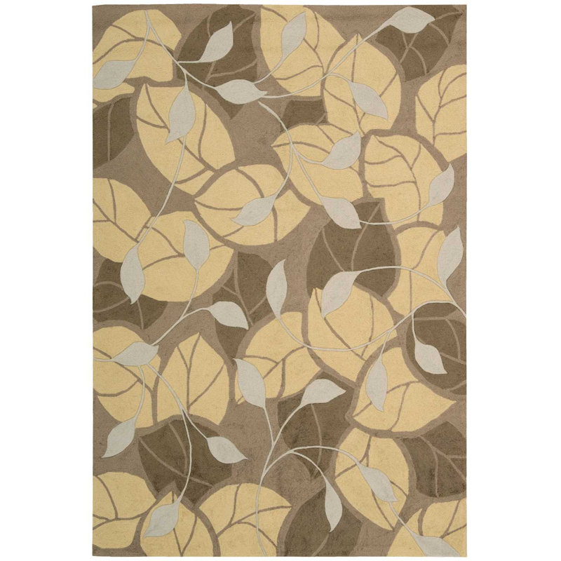 Asiha Floral Indoor Rug, Rectangle 5' x 7'6"