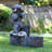 Harrouda Weather Resistant Floor Fountain with Light