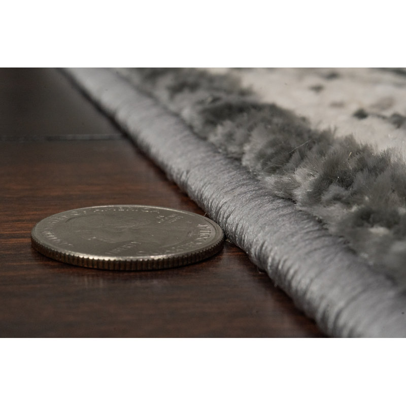 Clarissa 5.3X7 19900-190 IVORY/GREY, Rectangle 5'2" x 7'
