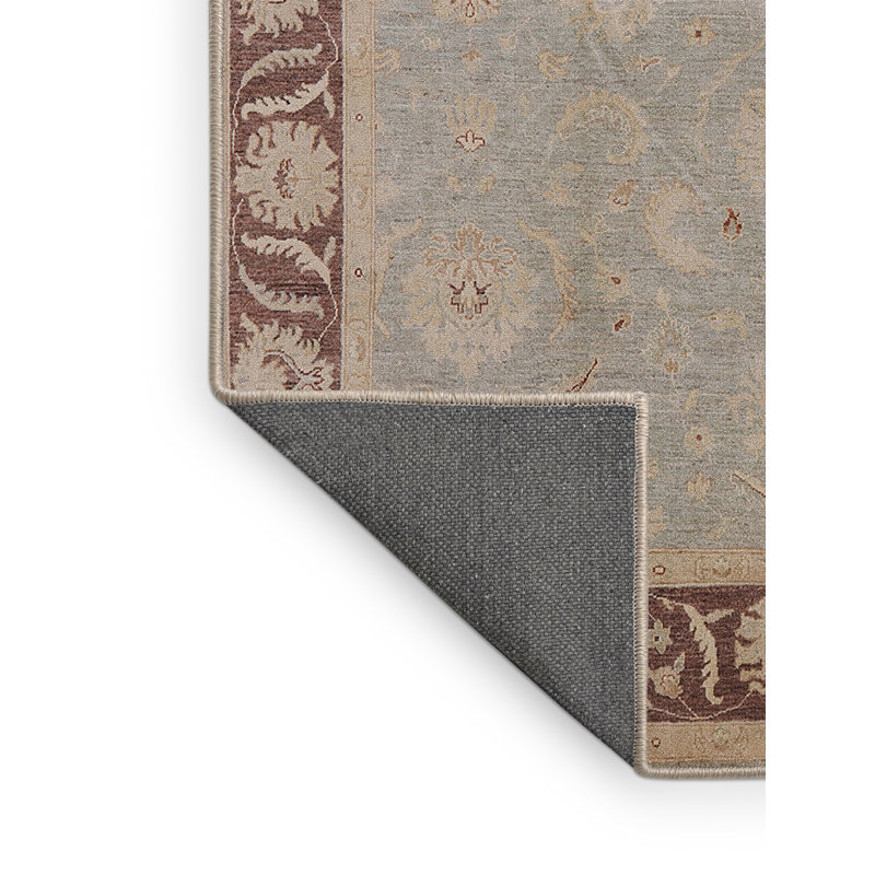 Tapis oriental brun Hraztan, Rectangle 7 pi x 9 pi