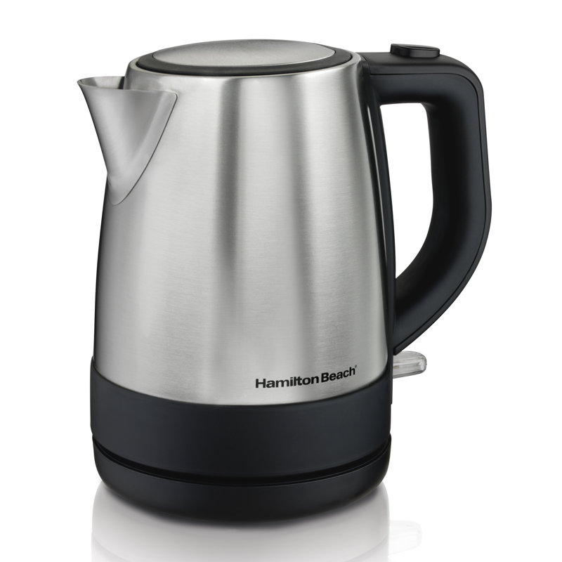 1.1 qt Stainless Steel Electric Kettle with Concealed Heating Element