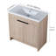 Meuble-lavabo sur pied 35,4 po Fenella