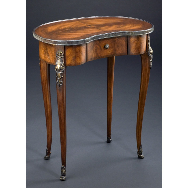 Solid Wood Top End Table