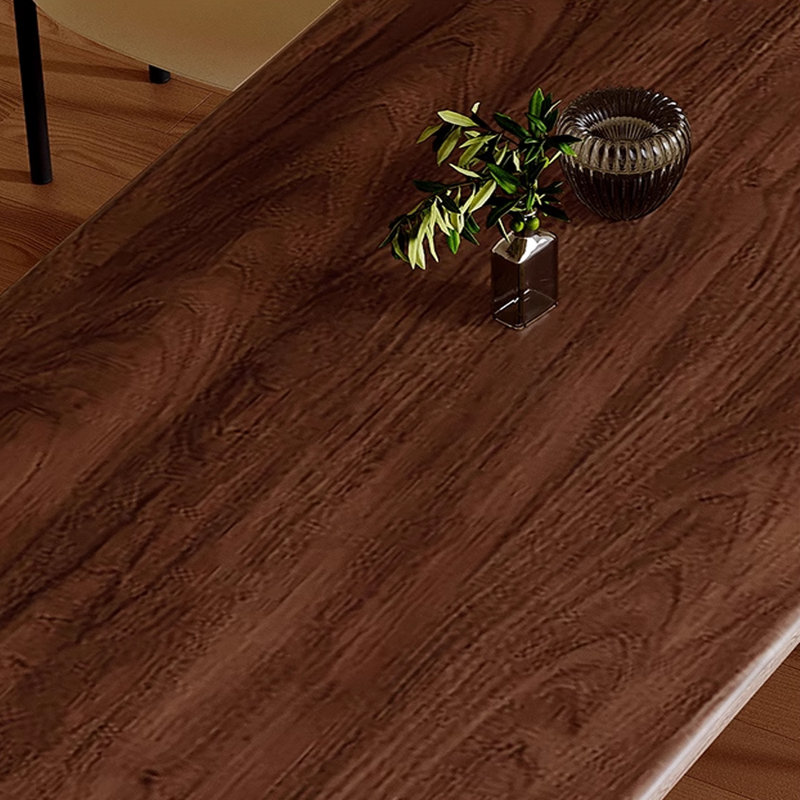 Walnut Solid Wood Top Dining Table, 29.52"H x 70.86"L x 35.43"W