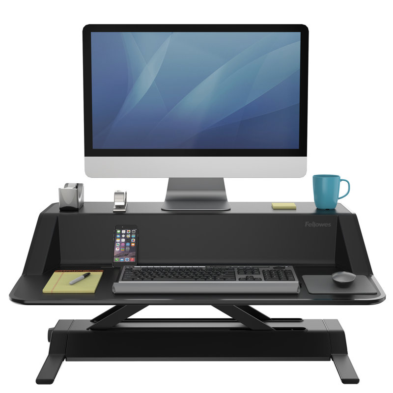 Adjustable Height Steel Standing Desk Converter