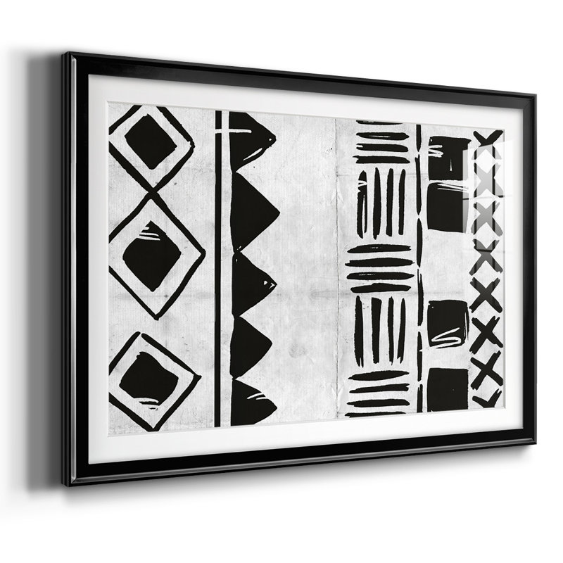 «Becoming One III», reproduction d'art encadrée, H 15 po x l 21 po x P 1,5 po, Noir