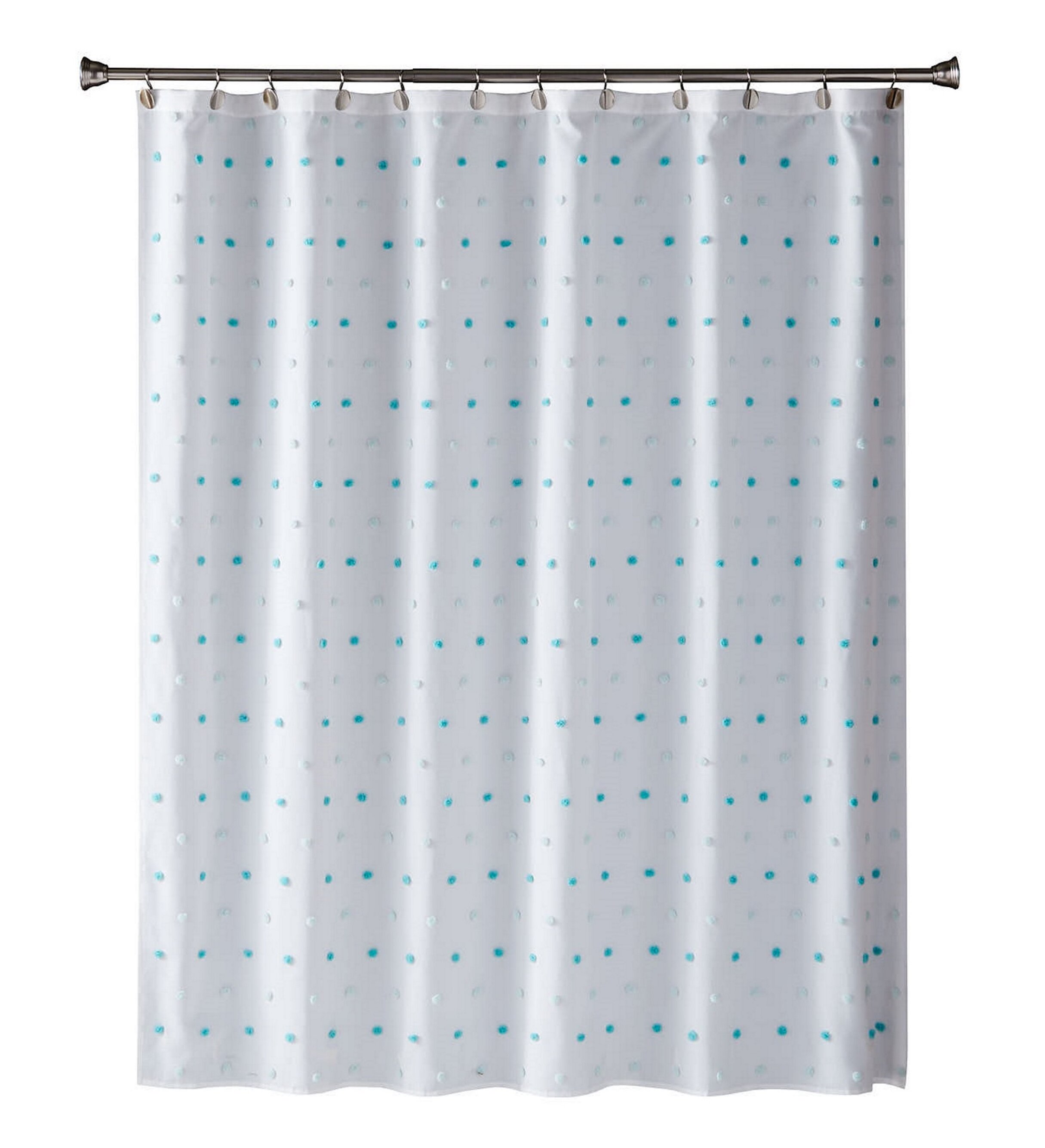 Ebern Designs Harriette Polka Dots Shower Curtain & Reviews | Wayfair