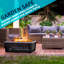 Bulle Square Steel Wood Burning Fire Pit