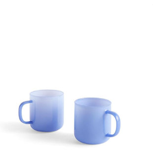 Borosilicate Mug Set Of 2 - Jade Blue (Set of 92)