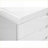 File Cabinets, Rolling Mobile 3 Drawer Printer Stand, Contemporary Modern Snow White Glossy Laminate | Snow White | MDF