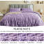 Ensemble de housse de couette réversible à motif floral Queen 3 pièces, literie en microfibre douce 90" x 90"-135720302