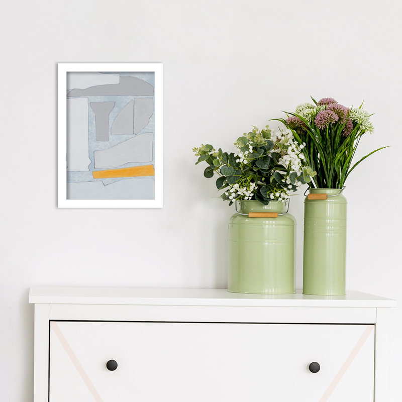 Elements Of The Chateau II by Rob Delamater, White, 41" H x 29" W x 1" D