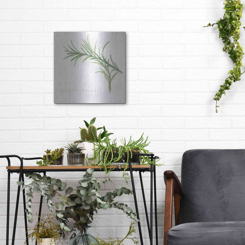 «Variegated Rosemary» par Chris Paschke, H 12 po x l 12 po