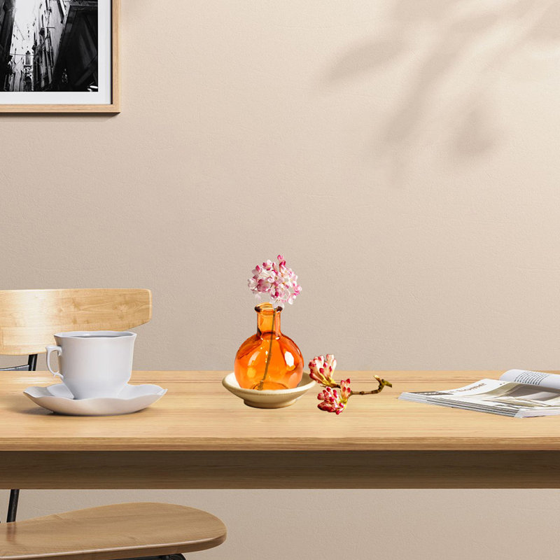 Ensemble de 6 vases de table en verre Nic Amber, Amber