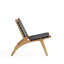 Fauteuil d'appoint en cuir végétalien Maintenon-1136037564