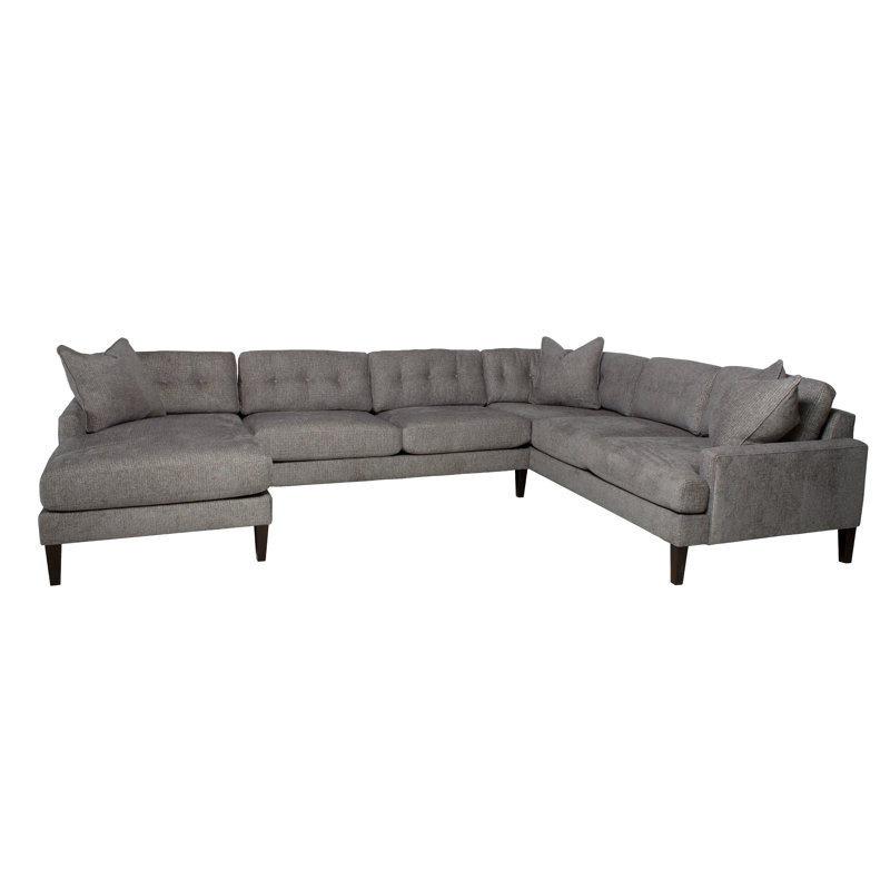 Canapé modulaire faisant face à la droite 100% polyester de 146 po de largeur 146 po, Face à la droite
