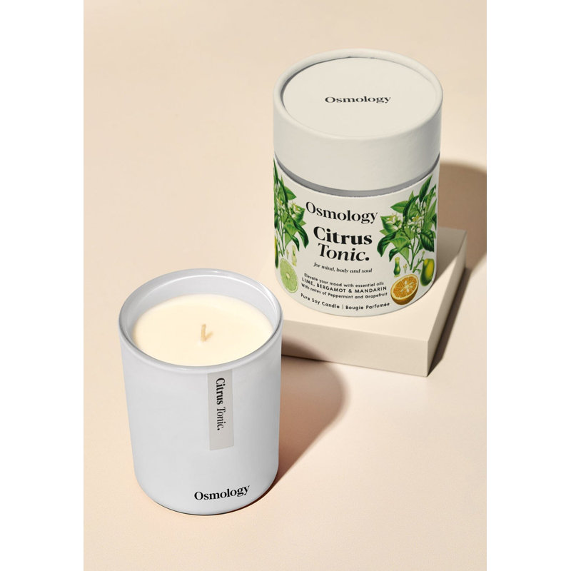 Bougie parfumée aux agrumes - bergamote lime et mandarine