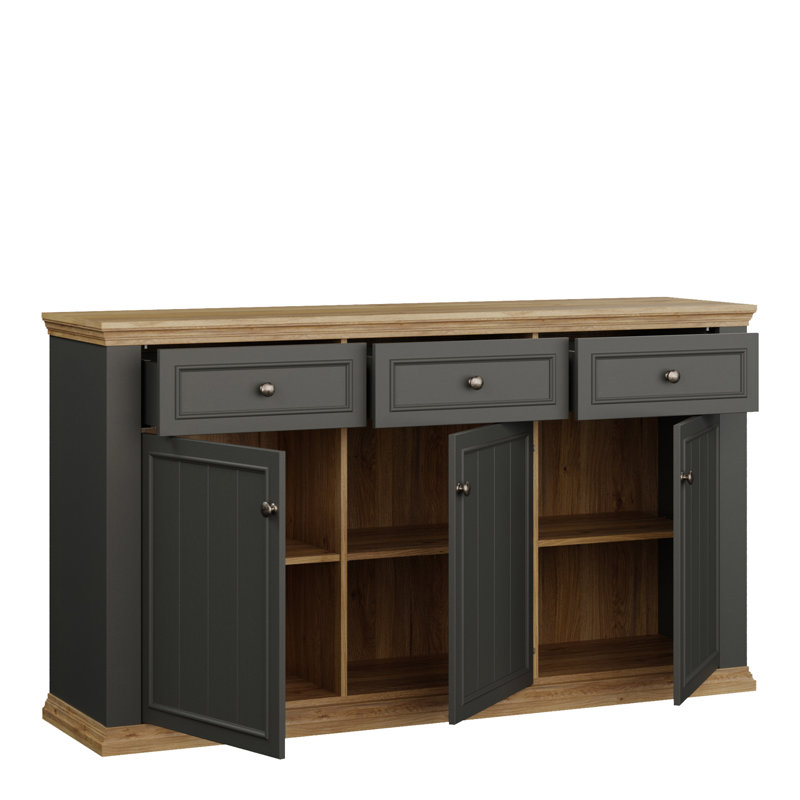 Pontypool 169.2cm Sideboard, Grey/Mauvella Oak