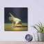 «Yoga Chick Rev Revolution Side Angle» par Lucia Heffernan, peinture sur métal sans cadre-777235079