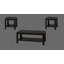 Ensemble de table basse moderne de trois articles ‑ tables pour le salon de style campagnard-110081443