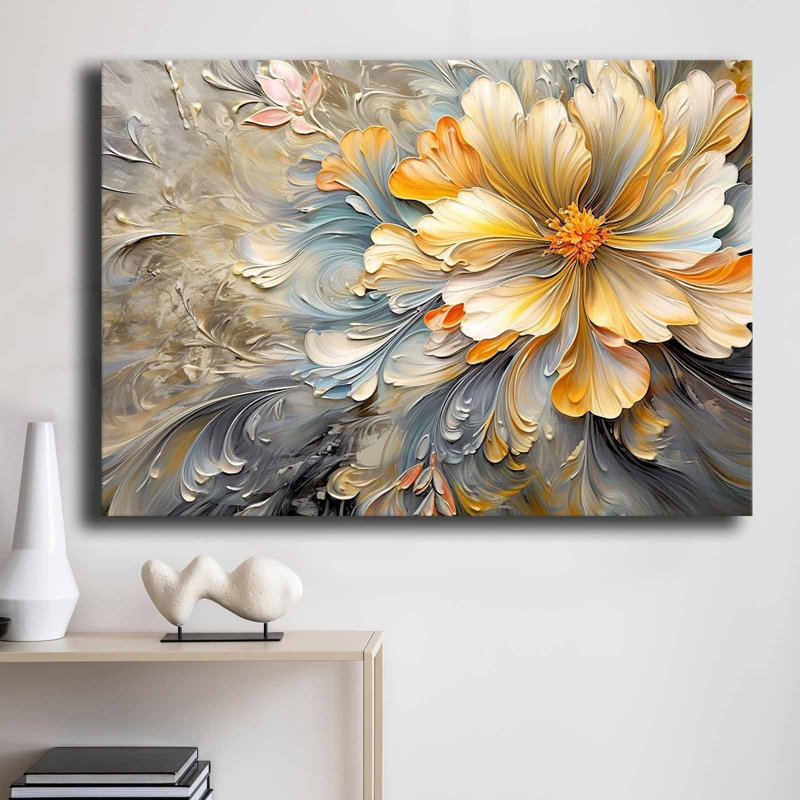 Peinture décorative sur toile