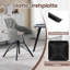 Aagna 44.5cm H Tufted Velvet Upholstered Metal Accent Chair-119352997