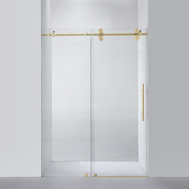 48-52” W x 78” H Sliding Frameless Shower Door